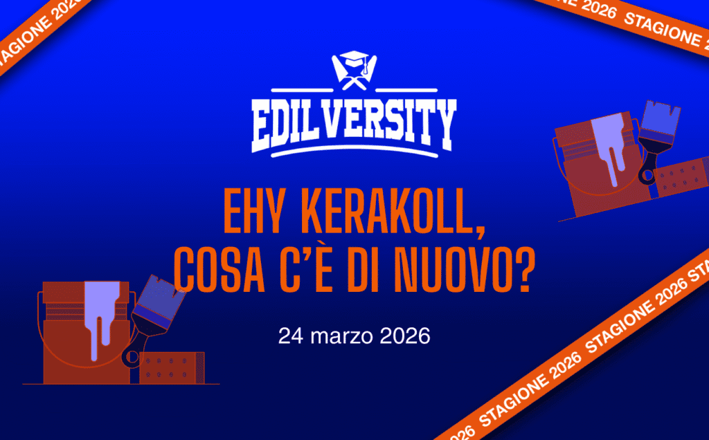 Partecipa alla serata gratuita Edilversity del 24 marzo a Zanica (BG). Luca Farchi presenta Kerakoll Colors: fughe, resine e pitture coordinate. Prenota!