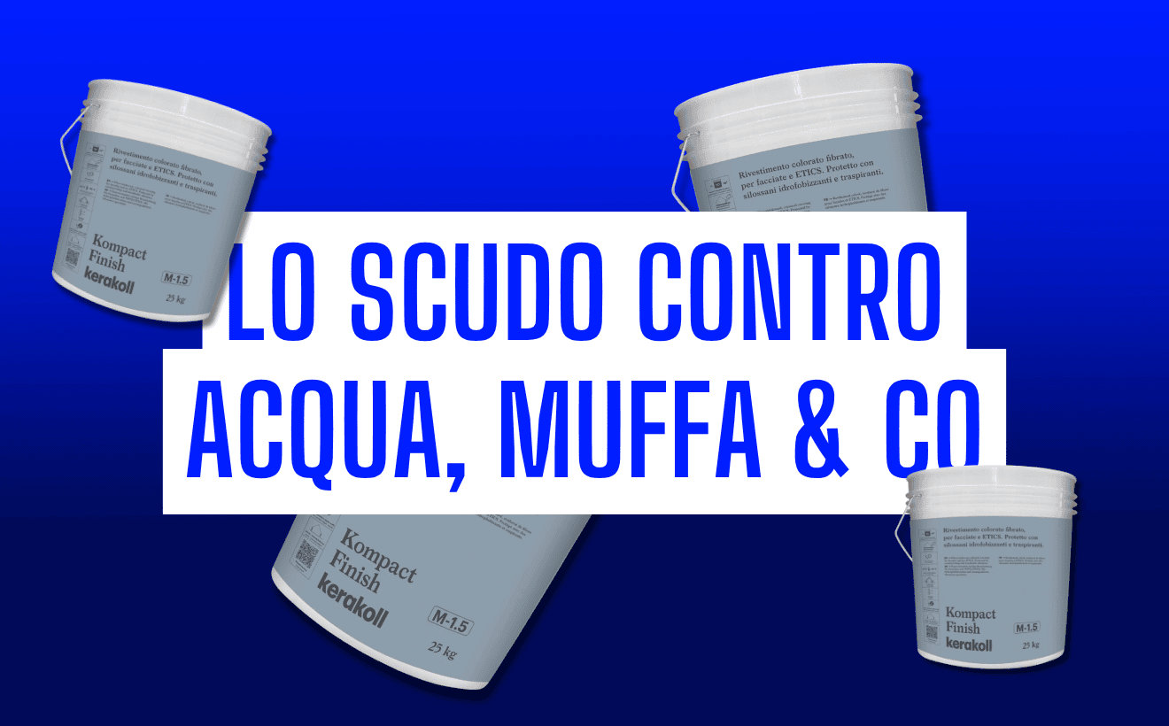 Evita crepe e danni da grandine sulla facciata. Scopri perché il rivestimento fibrato Kerakoll Kompact Finish protegge il cappotto e azzera le contestazioni.